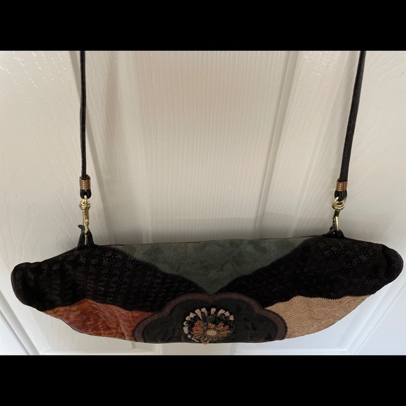 REEM VTG genuine leather made in USA clutch and shoulder bag - Picture 6 of 8